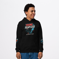 “Young & Fearless” Boys Hoodie – Built to Lead. Unafraid to Stand Out.