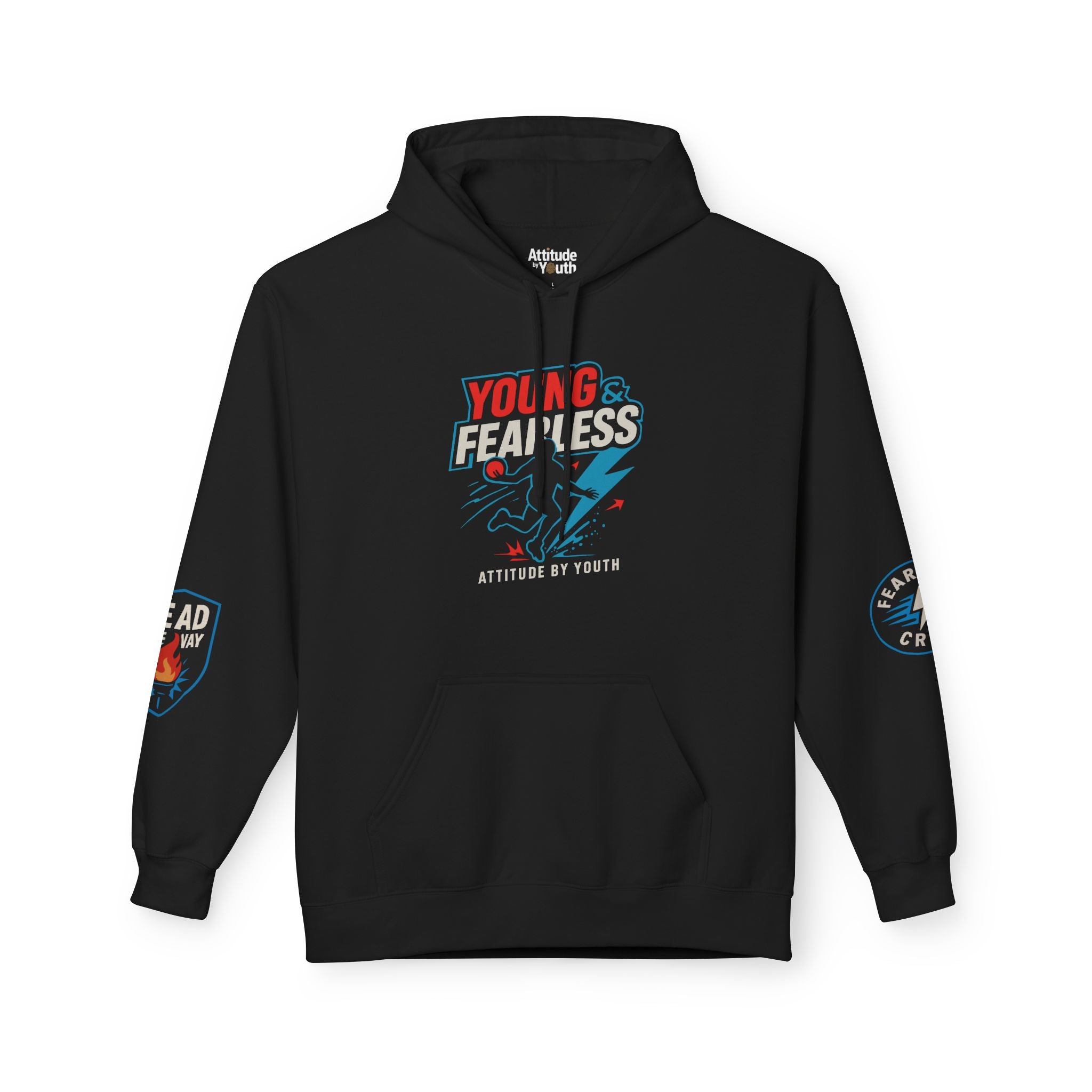 “Young & Fearless” Boys Hoodie – Built to Lead. Unafraid to Stand Out.