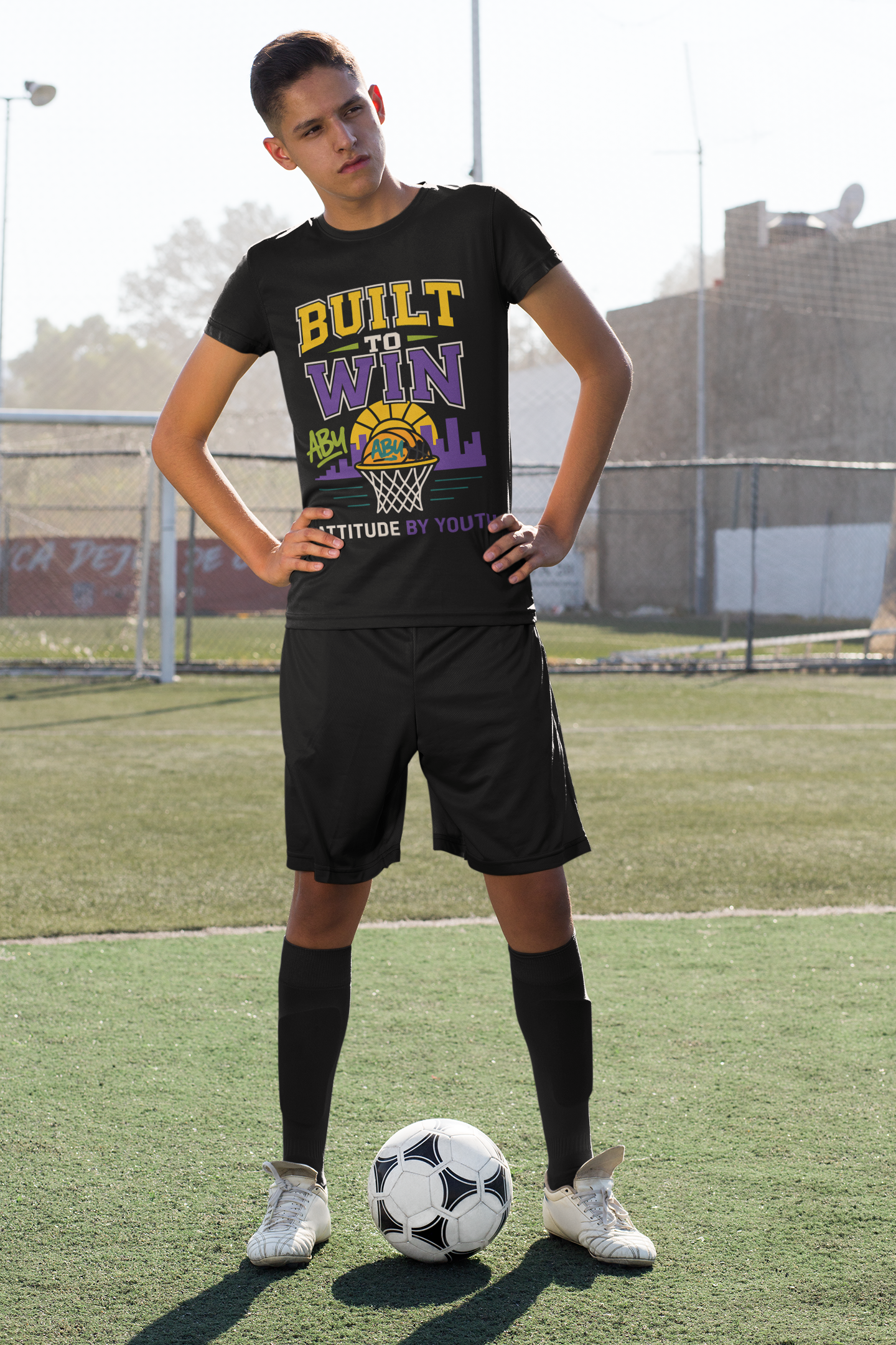 “Built to Win” Youth Tee – Confidence They Can Wear